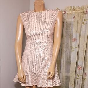 Mimi & Dottie Pink Sequin Mini Dress Size‎ S